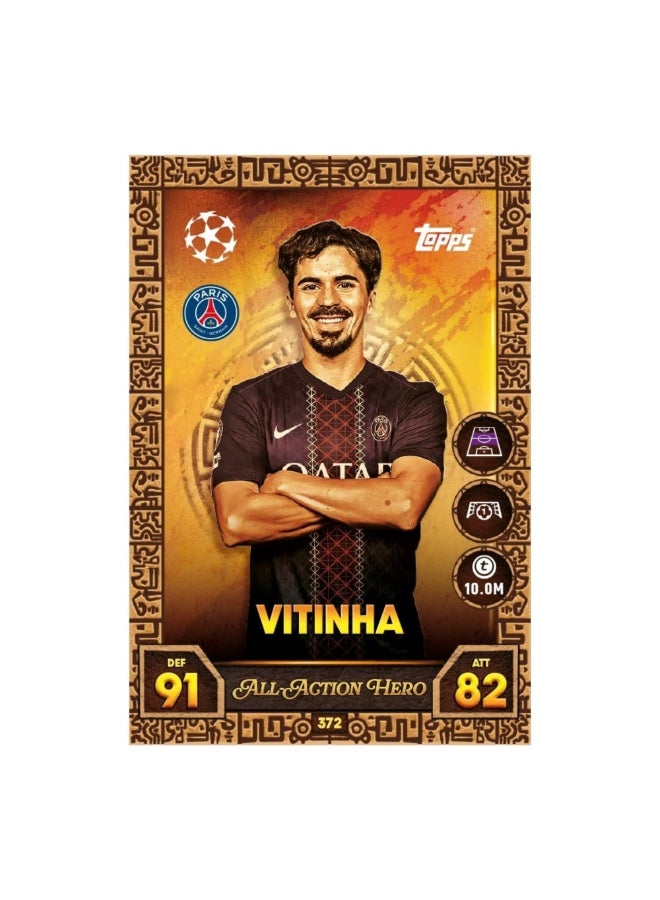 Topps Match Attax UCC 2025/2026 Collectible Football Trading Cards, Mega Tin "Battlers" with 45 Cards + 3 Exclusive Limited Edition Cards, Officially Licensed Product - Image 2